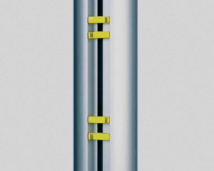 Jugend Fuballtor Aluminium 5 x 2 m<br> <b> vollverschweit kippsicher</b><br> Netztiefe 80/150 cm - Bild