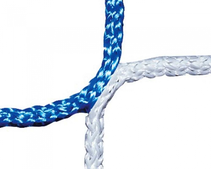Tornetz 5,15 x 2,05 m fr Jugendtor<br> 2-farbig Schachbrettmuster<br> Tortiefe <b>oben 100 cm unten 100 cm</b> - Bild