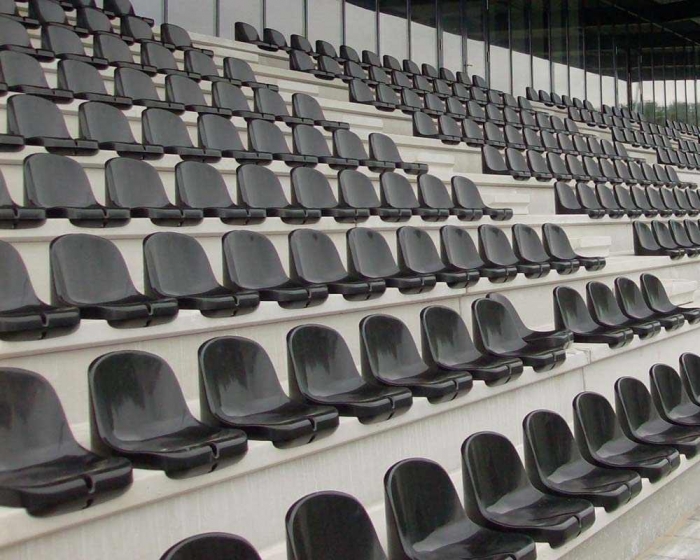 Stadion Sitzschalen <b> 'Elegance'<br> RAL 5015 blau</b> - Bild