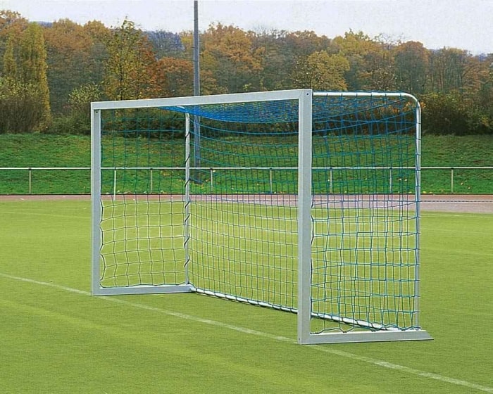 Jugend Fuballtor Aluminium 5 x 2 m<br> <b> eckverschraubt<br> Netztiefe 120 cm</b> - Bild