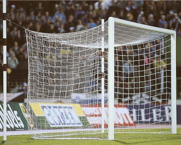 Freie Netzaufhngung<br> fr 1 Stck Fuballtor - Bild
