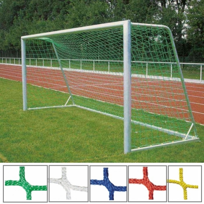 Tornetz 5,15 x 2,05 m fr Jugendtor<br> mit <b>4 mm Netzstrke</b><br> Tortiefe oben 80 cm unten 150 cm - Bild