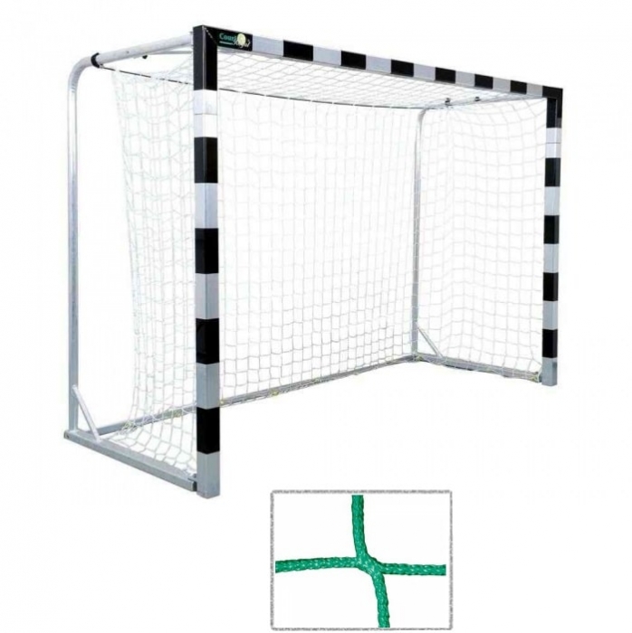 Tornetz 3,10 x 2,10m fr Kleinfeldtor<br> mit <b>3 mm Netzstrke</b><br> Tortiefe oben 80 cm unten 100 cm - Bild