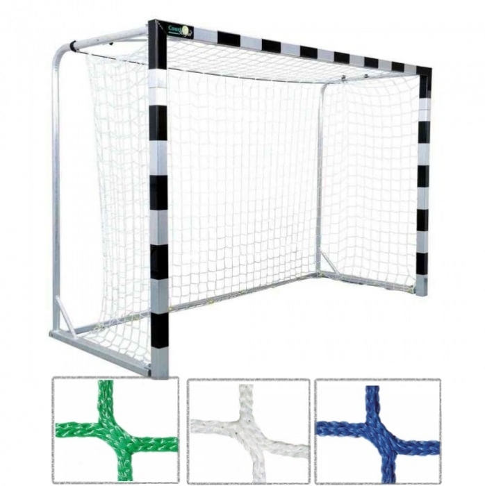 Tornetz 3,10 x 2,10 m fr Kleinfeldtor<br> mit <b>5 mm Netzstrke</b><br> Tortiefe oben 80 cm unten 100 cm - Bild