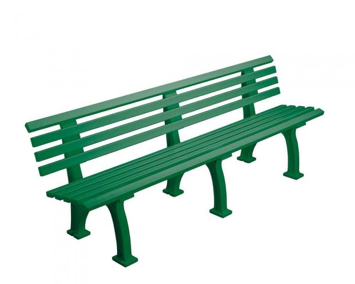 Sportplatz Sitzbank <b> *Real*<br> 200 cm grn</b> - Bild